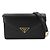 Bolso de hombro con cadena Prada Negro