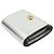 Cartera bi-fold Gucci GG Marmont Plata Beige - vista 4