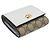 Cartera bi-fold Gucci GG Marmont Plata Beige - vista 5