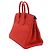 Hermès Borsa Hermes Birkin 25 Togo Geranium Rosso - vista 4