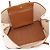 Hermès Borsa a mano Hermes Neo Garden 41 Voyage Tote D'oro Crudo - vista 6