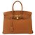 Hermès Borsa Hermes Birkin 35 Togo Gold D'oro