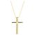 Pendentif Croix Tiffany & Co. Or Jaune 18K avec Diamant Doré - vue 2