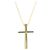 Pendentif Croix Tiffany & Co. Or Jaune 18K avec Diamant Doré - vue 3