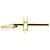 Pendentif Croix Tiffany & Co. Or Jaune 18K avec Diamant Doré - vue 5