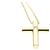 Pendentif Croix Tiffany & Co. Or Jaune 18K avec Diamant Doré - vue 6