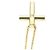 Pendentif Croix Tiffany & Co. Or Jaune 18K avec Diamant Doré - vue 7