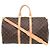 Louis Vuitton New Keepall Bandoulière 45 Monogram Boston Bag Marrone Monogramma