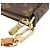 Borsa Louis Vuitton Pochette Accessoires Marrone Monogramma - vista 7