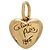 Céline Celine Charm Herz-Anhänger Golden