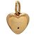 Céline Celine Charm Herz-Anhänger Golden - Ansicht 3