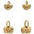 Céline Celine Charm Herz-Anhänger Golden - Ansicht 4
