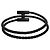 Hermès Bracciale Hermes Tourni Tresse Veau Swift So Black Nero - vista 3
