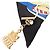 Hermès Hermes Twilly Charm 20th Anniversary Scarf Nero Blu Multicolore - vista 5