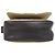 Borsa a tracolla in pelle e tela Yves Saint Laurent Nero Beige - vista 3