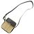 Borsa a tracolla in pelle e tela Yves Saint Laurent Nero Beige - vista 9