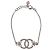 Chanel CC Charm Metal Argento