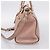 Gucci Bella Convertible Top Handle Leather Small Rosa - vista 4