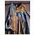 Dries Van Noten Top Multicolore con Frange Nero - vista 7