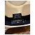 Cappello di paglia Chanel con nastro nero e Camelia Beige - vista 6