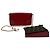 Fendi Wallet on Chain aus Lackleder Rot - Ansicht 2