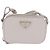 Borsa a tracolla Prada Brique Camera in pelle Saffiano Beige