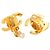 Chanel Coco Mark Turnlock Clip-Ohrringe Golden - Ansicht 3