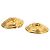 Chanel Coco Mark Gold Clip-On Ohrringe Golden - Ansicht 2
