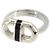 Hermès Hermes Maillon T62 Ring Black Silvery - view 7