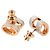 Hermès Orecchini Hermes Pop H in White e Rose Gold Bianco D'oro - vista 2