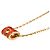 Hermès Collana Hermes Mini Pop H in Capucine e Oro D'oro - vista 4