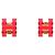 Hermès Boucles d'oreilles Mini Pop H Stud Hermes Rose Doré