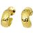 Hermès Orecchini Hermes Toubou H in oro giallo 18K - vista 2