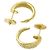 Hermès Orecchini Hermes Toubou H in oro giallo 18K - vista 3