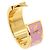 Louis Vuitton Nanogram Emaille-Ohrringe Pink Golden - Ansicht 5