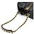 Borsa a tracolla Chanel 25 Medium Chain Nero - vista 6