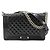 Chanel Boy Chain Schultertasche Schwarz