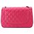 Borsa a tracolla Chanel Matelasse 30 con catena Rosa - vista 2