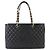Borsa Tote Chanel Matelasse con catena Nero