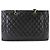 Borsa Tote Chanel Matelasse con catena Nero - vista 3