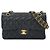 Borsa a tracolla Chanel Matelasse 23 con catena Nero