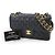 Borsa a tracolla Chanel Matelasse 23 con catena Nero - vista 2