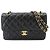 Borsa a tracolla Chanel Matelasse 23 con catena Nero
