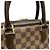 Borsa Louis Vuitton Brera in tela Damier Marrone - vista 9