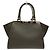 Borsa a mano in pelle Fendi Petite Trois Jours Marrone Verde Arancione - vista 2