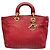 Borsa Christian Dior Dior Intrecciato Rosso