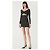 Dolce & Gabbana Seidenkleid mit Polka Dots Schwarz Weiß - Ansicht 3