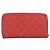 Chanel Filigree Zip Around Quilted Caviar Long Arancione - vista 2