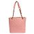 Chanel Petite Shopping Quilted Caviar Large Rosa