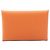 Hermès Monedero Hermes Calvi Verso Dorado Naranja